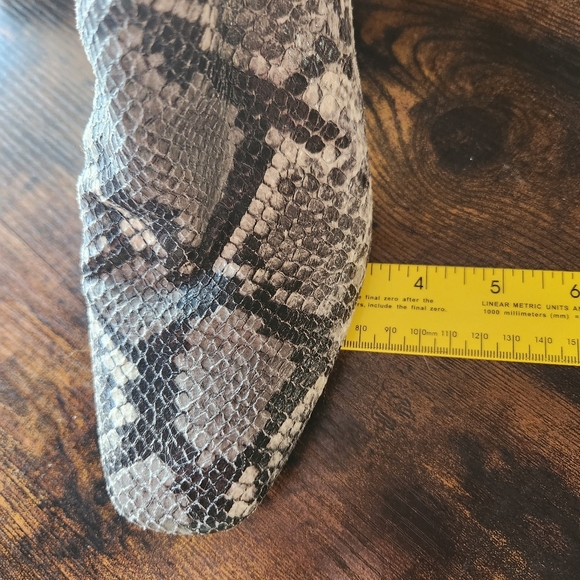 Circus NY by Sam Edelman "Kate" Women Snakeskin Ankle Booties - Picture 5 of 13